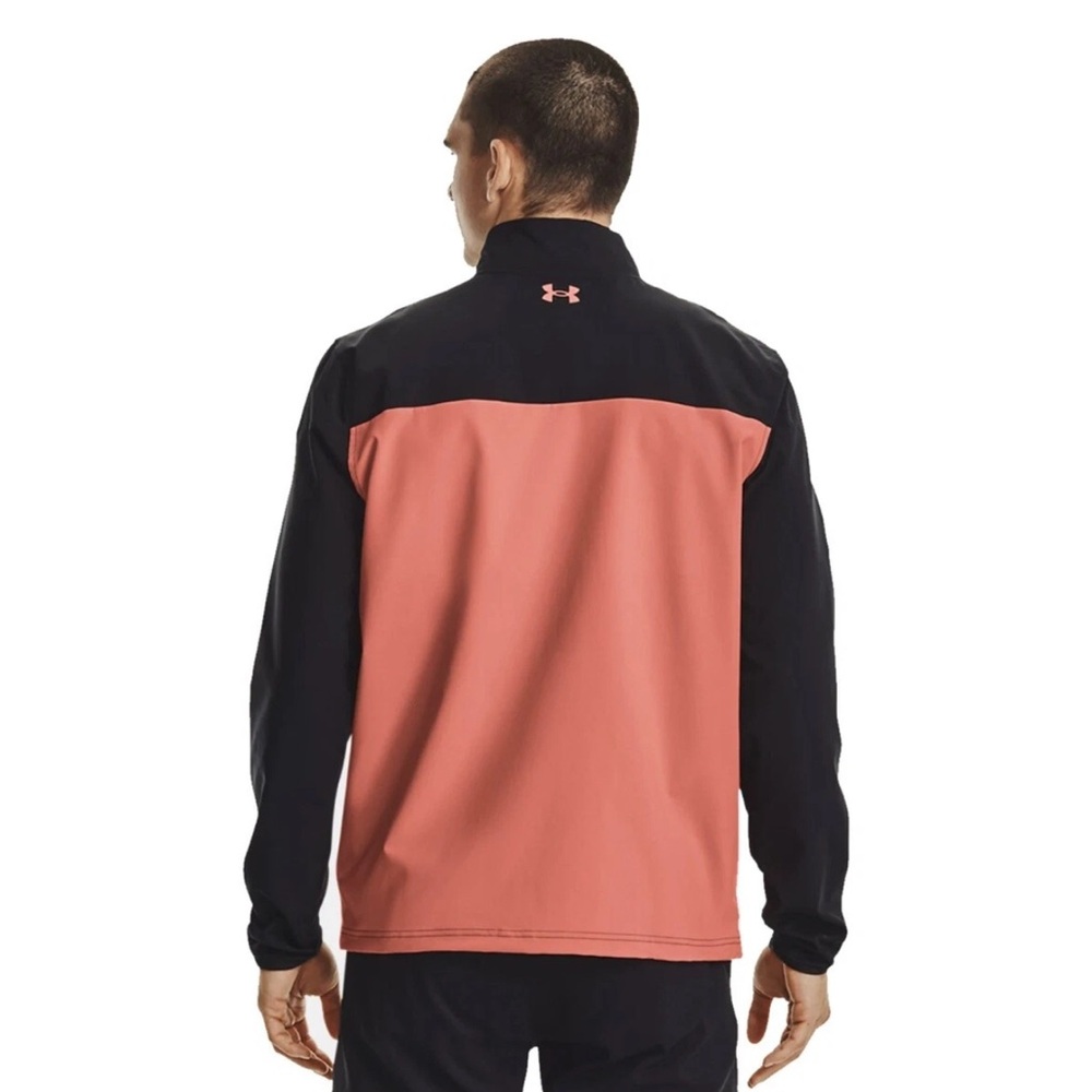 Under Armour Venom Red Men’s Storm Windstrike Full Zip Jacket Long Sleeve - Picture 2 of 10